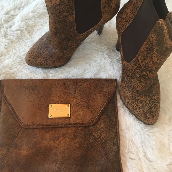Michael Kors Shoes - Michael Kors Clutch & boots